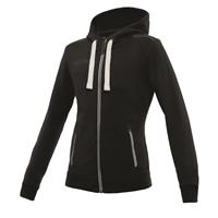 Grime Full Zip Hooded Dame BLK M Hettejakke i bomullsmiks