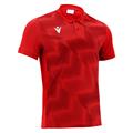 Thavil Polo RED/WHT XL Poloskjorte i elastisk stoff